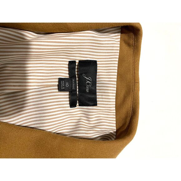 J. Crew Parke wool blazer one button jacket business academy Brown women's 10 - Picture 8 of 11
